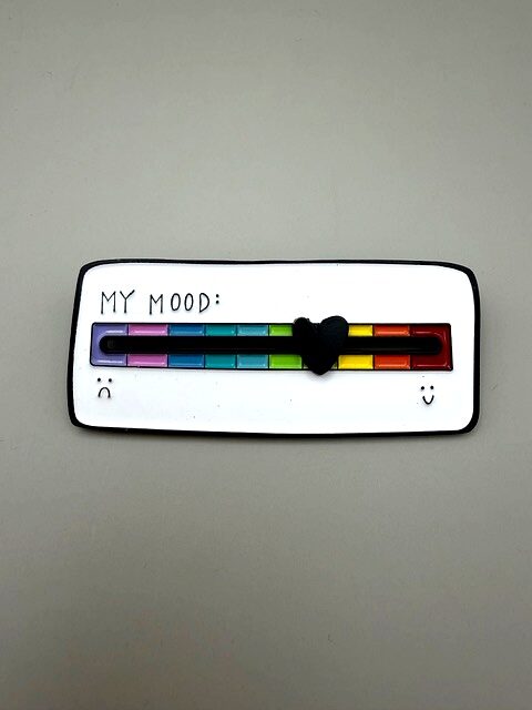 Mood Pin – met schuivend hartje